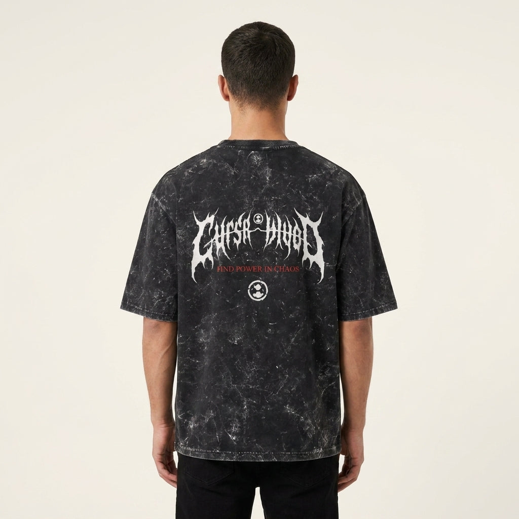 Unisex Acid Washed Oversized Tee enhanced 2